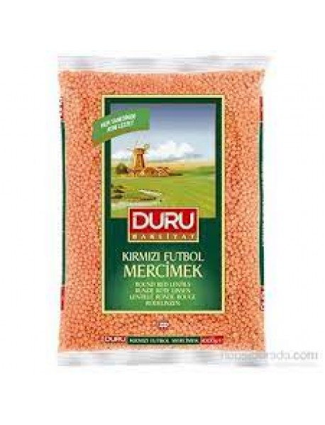 DURU KIRMIZI FUTBOL MERCİMEK 1 KG