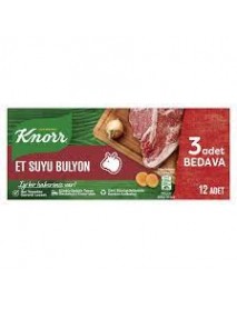 KNORR ET SUYU BULYON 12 LI