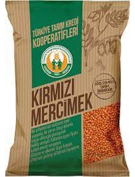 TARIM KREDİ KOOPERATİFİ KIRMIZI MERCİMEK 1KG